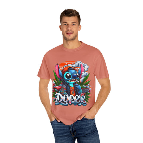 Dope Stitch Unisex Garment-Dyed T-Shirt | Vibrant Graphic Tee for Casual Style