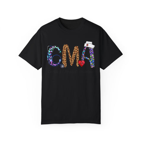CMA Certified Medical Assistant T-Shirt - Fun Animal Print Unisex Tee