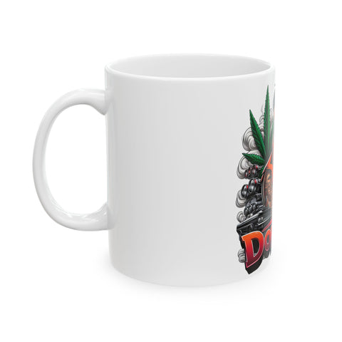 Hipster Ceramic Mug - DOPE Design | 11oz & 15oz Options