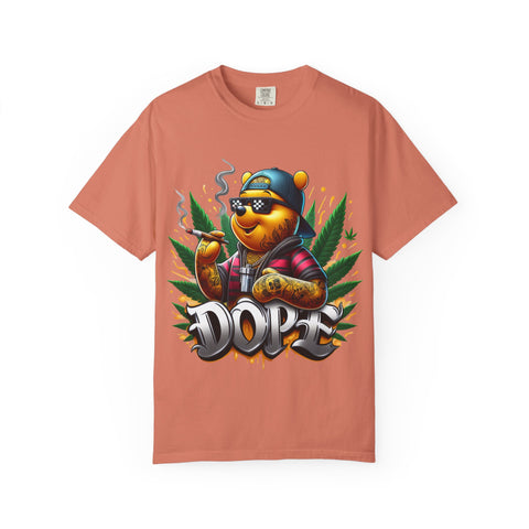 Cool Cannabis Bear Unisex T-Shirt - 'DOPE' Design