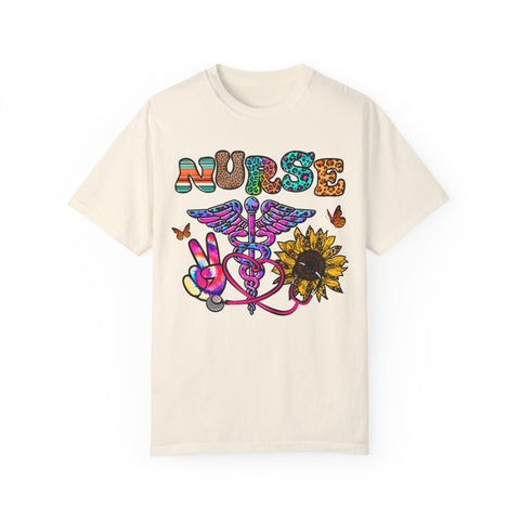 Colorful Nurse Graphic T-Shirt – Perfect for Healthcare Heroes