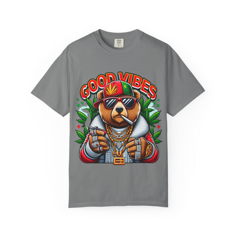 Good Vibes Unisex T-Shirt - Cool Bear Design