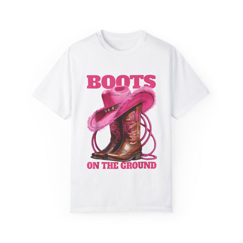 Bohemian Style Unisex T-Shirt - "Boots on the Ground"
