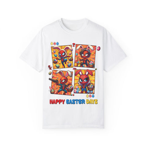 Kids' Easter Spider Bunny T-Shirt - Fun and Colorful Design