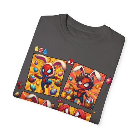 Kids' Easter Spider Bunny T-Shirt - Fun and Colorful Design