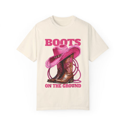 Bohemian Style Unisex T-Shirt - "Boots on the Ground"