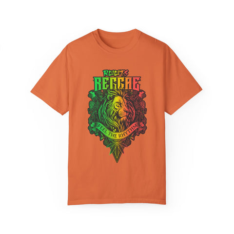 Unisex Garment-Dyed Reggae T-Shirt - Feel the Rhythm Graphic Tee for Music Lovers
