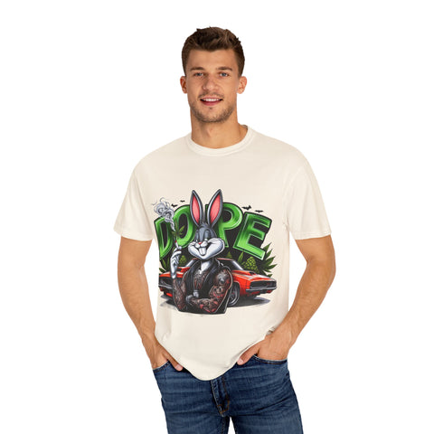 Cool Cartoon Bunny Graphic T-Shirt - DOPE Vintage Style