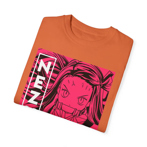 Nezuko Anime T-Shirt - Unisex Garment-Dyed Tee