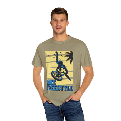 Unisex Bike Freestyle T-Shirt - Casual Graphic Tee for Cyclists