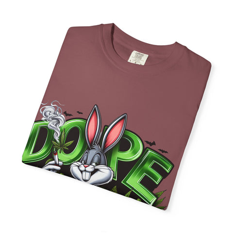 Cool Cartoon Bunny Graphic T-Shirt - DOPE Vintage Style