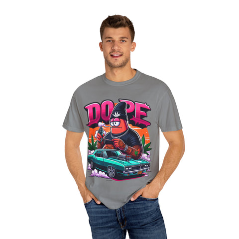 Cool Graphic T-Shirt - 'Dope' Vintage Cartoon Design