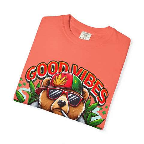 Good Vibes Unisex T-Shirt - Cool Bear Design