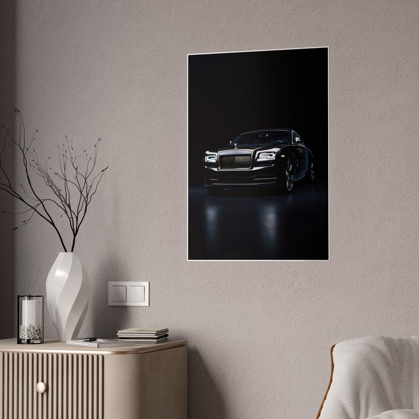 Sleek Car Gloss Poster for Automotive Enthusiasts | Luxury Vehicle Decor