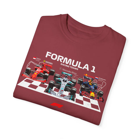 Formula 1 Racing Unisex Garment-Dyed T-Shirt