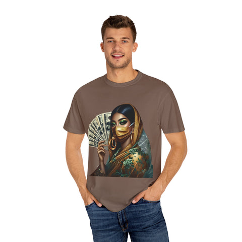 Stylish Woman with Money Graphic Unisex T-Shirt - Trendy Fashion Tee for Everyday Wear