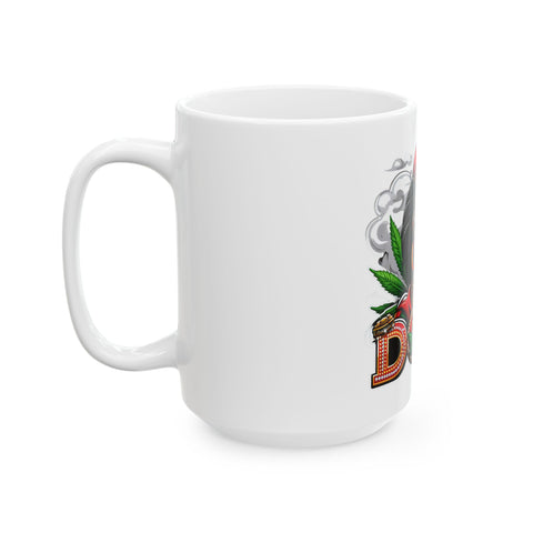 Dope Cannabis Ceramic Mug - 11oz & 15oz - Perfect for Stoners, Gifts & Coffee Lovers