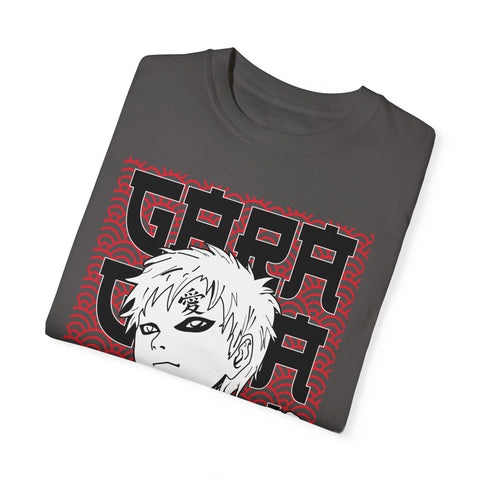 Anime-Inspired Garment-Dyed T-Shirt for Fans