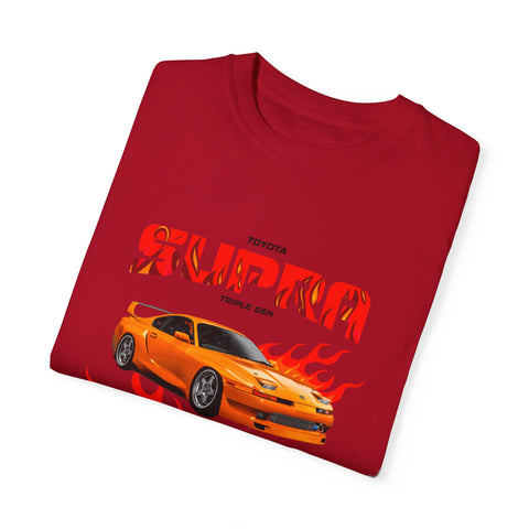 Toyota Supra Vintage Graphic T-Shirt - Perfect for Car Enthusiasts