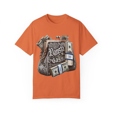 Gangsta Money Bag T-Shirt - Unisex Garment-Dyed Tee