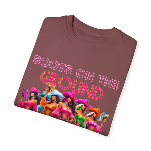 Boots on the Ground Unisex T-Shirt - Fun & Vibrant Graphic Tee for Fashion Lovers