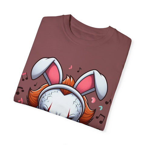 Easter Bunny Rock Star T-Shirt - Unisex Garment-Dyed Tee