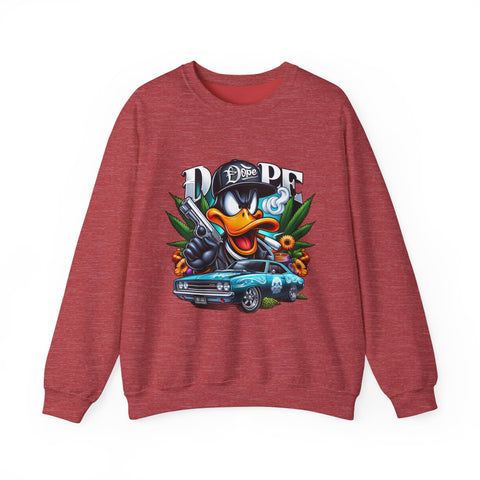 Cool Duck Graphic Crewneck Sweatshirt - Unisex Heavy Blend™ - DOPE Design
