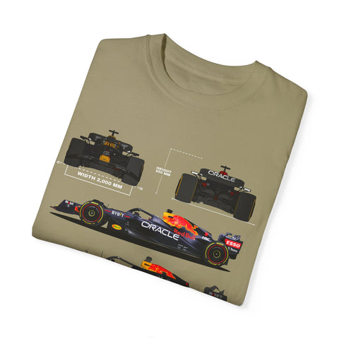 RB20 Racing Unisex Garment-Dyed T-shirt - Perfect for F1 Fans