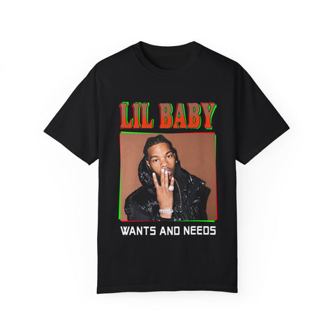 Unisex Lil Baby Graphic T-Shirt - Wants and Needs Collection