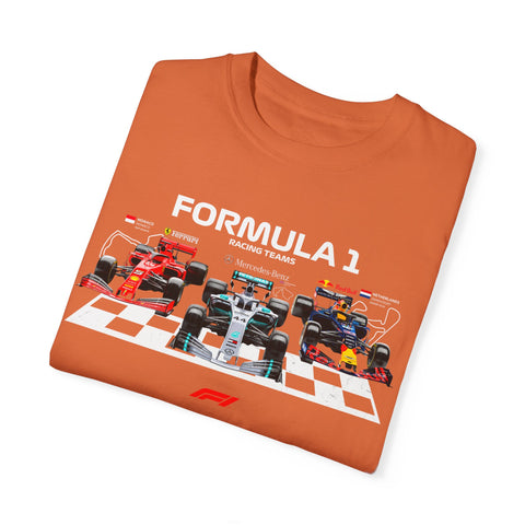 Formula 1 Racing Unisex Garment-Dyed T-Shirt