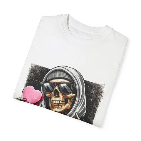 Halloween Skeleton Love T-Shirt | Death Do Us Part Graphic Tee