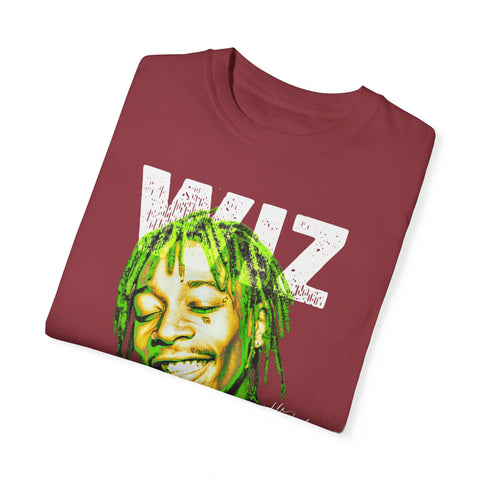 Unisex Garment-Dyed T-Shirt - Celebrate Wiz Khalifa's Legacy - Vibrant Graphic Tee