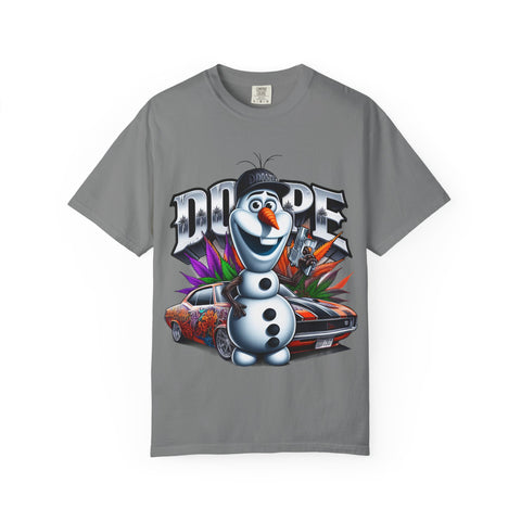 Dope Olaf Graphic T-Shirt for Disney Fans