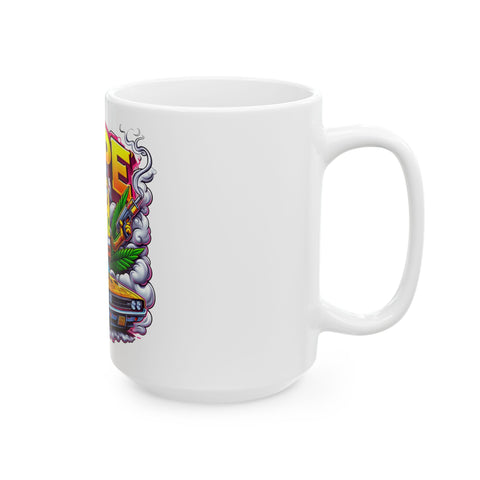Vibrant Cartoon-Themed Ceramic Mug - Perfect for Coffee Lovers, Gift for Gamers, Fun Kitchen Decor, Unique Collectible, Home Barware
