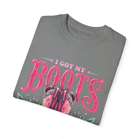 I Got My Boots on the Ground Unisex T-Shirt - Stylish Country Vibe, Perfect for Music Festivals and Casual Outings