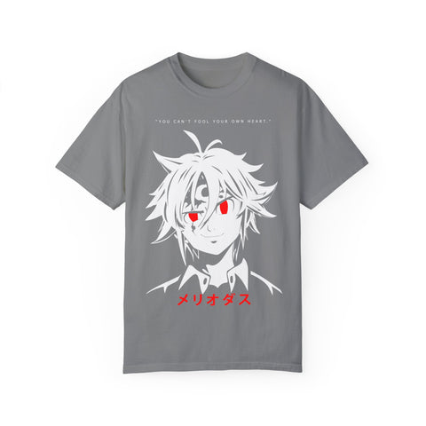 Anime-Inspired Unisex T-Shirt – 'You Can't Fool Your Own Heart' Design