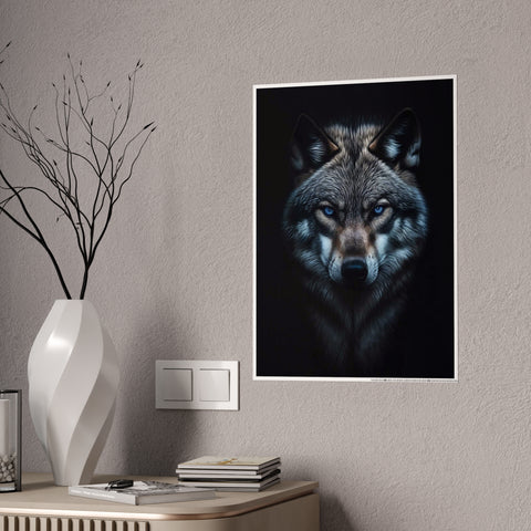 Majestic Wolf Gloss Poster | Stunning Wall Art for Nature Lovers