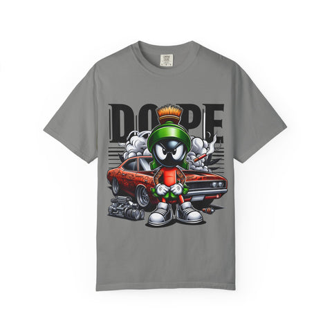 Cool Cartoon Car T-Shirt - Dope Marvin the Martian Design