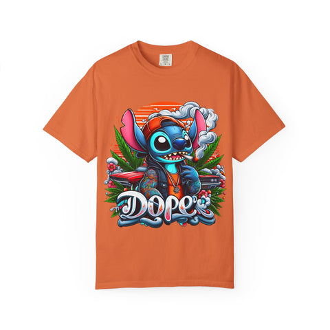 Dope Stitch Unisex Garment-Dyed T-Shirt | Vibrant Graphic Tee for Casual Style