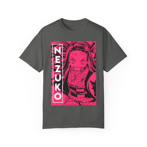 Nezuko Anime T-Shirt - Unisex Garment-Dyed Tee