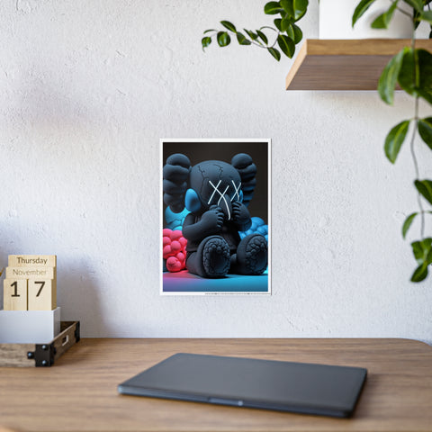 Modern Art Gloss Poster | Trendy Elephant Wall Art for Home Decor