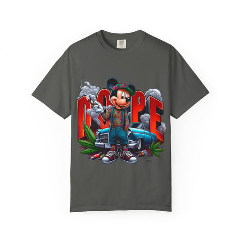 Dope Mickey Mouse Unisex Garment-Dyed T-shirt