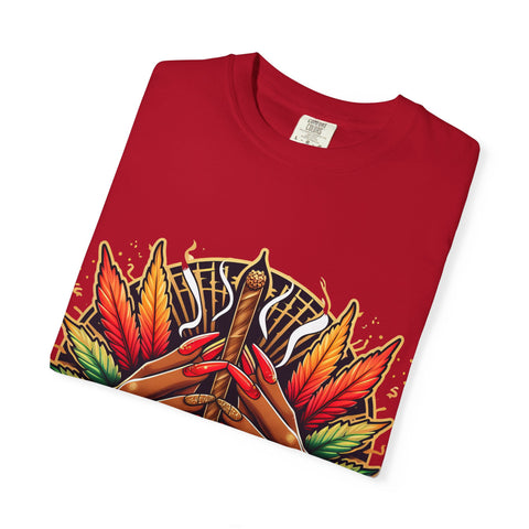 Bohemian Hand-Drawn T-Shirt for Nature Lovers