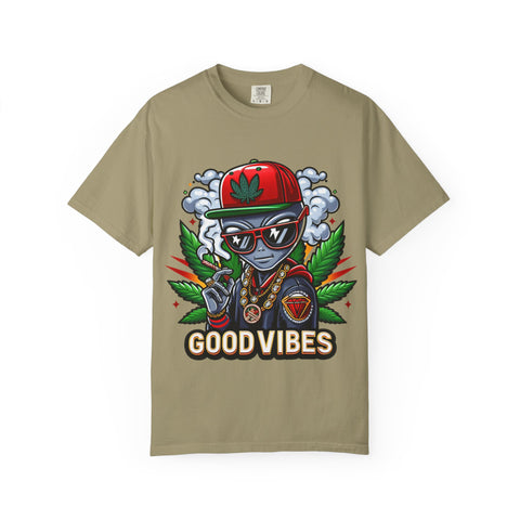 Good Vibes Unisex T-Shirt - Stylish Garment-Dyed Tee for Chill Moments