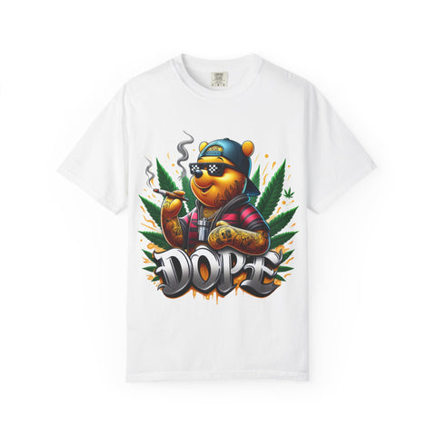 Cool Cannabis Bear Unisex T-Shirt - 'DOPE' Design