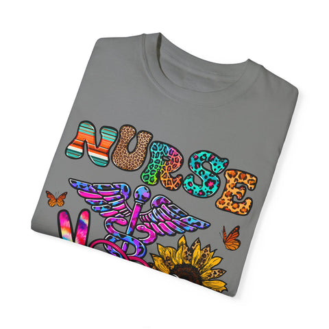Colorful Nurse Graphic T-Shirt – Perfect for Healthcare Heroes
