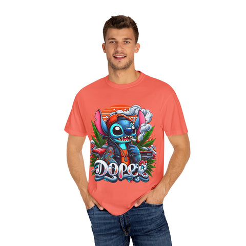 Dope Stitch Unisex Garment-Dyed T-Shirt | Vibrant Graphic Tee for Casual Style