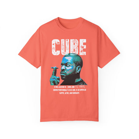 Vintage Cube Unisex Garment-Dyed T-Shirt | Retro Hip Hop Tee