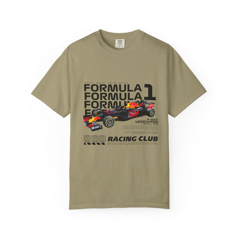 Racing Club Unisex Garment-Dyed T-Shirt - Formula 1 Graphic Tee
