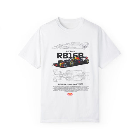 Unisex Garment-Dyed T-shirt - Red Bull Formula 1 Team Graphic Tee